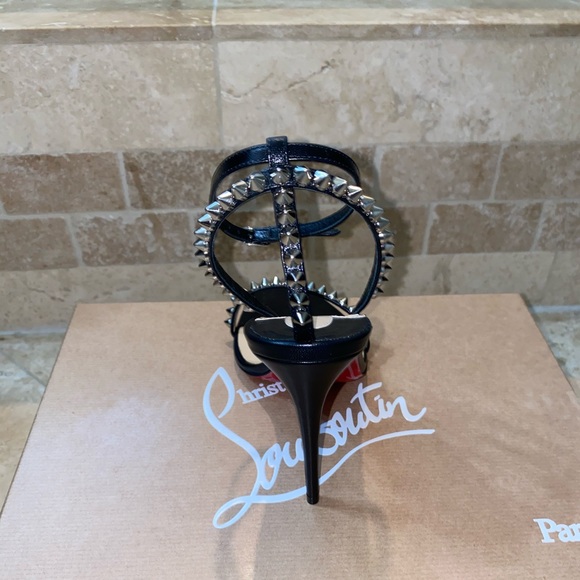 **SOLD**Christian Louboutin So Me spike sandal 35 - Picture 6 of 10